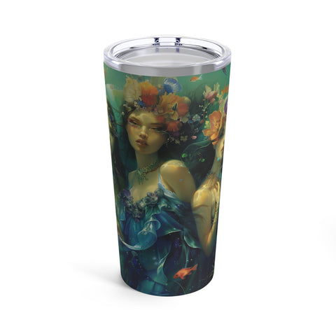 09 Water Goddesses, Mermaidcore, Fairycore, Goddess, Stainless Steel Travel Tumbler 20oz