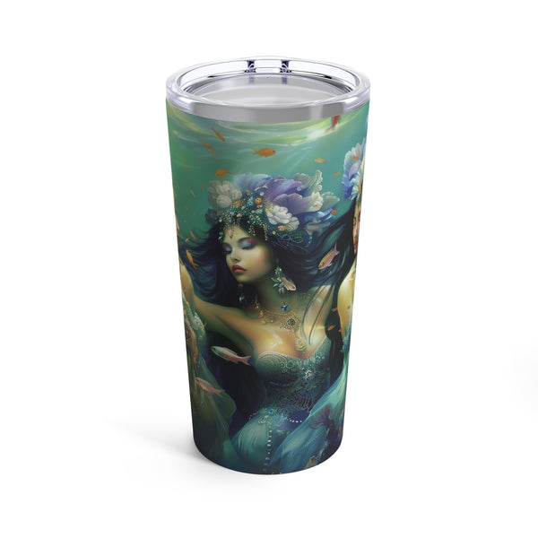 02 Flowy Water Goddesses, Mermaidcore, Fairycore, Goddess, Stainless Steel Travel Tumbler 20oz