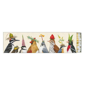 Party Central - Long Decorative Bird Matches - Artwork by Vicki Sawyer