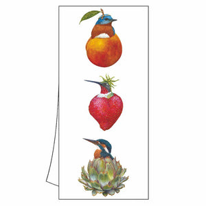 Garden Club - Bird Kitchen Towel with artwork by Vicki Sawyer